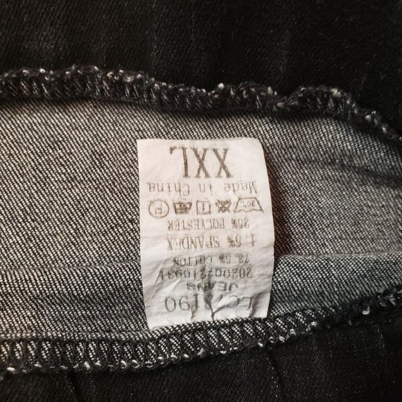 Flare jeans size XXL zipper sides wide waistband - Picture 3 of 10